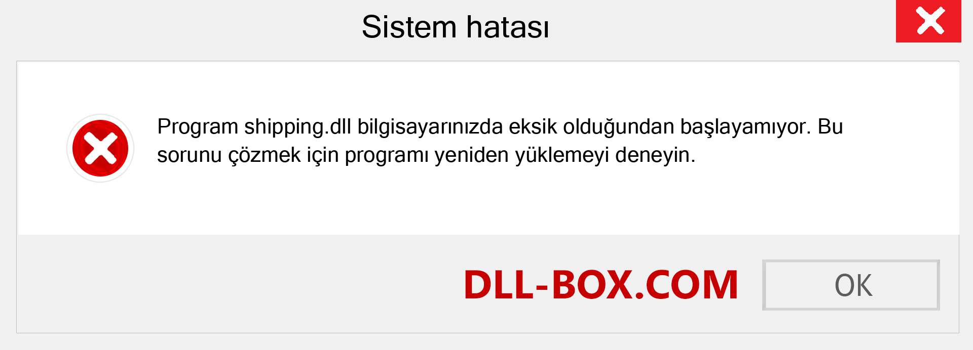 shipping.dll dosyası eksik mi? Windows 7, 8, 10 için İndirin - Windows'ta shipping dll Eksik Hatasını Düzeltin, fotoğraflar, resimler